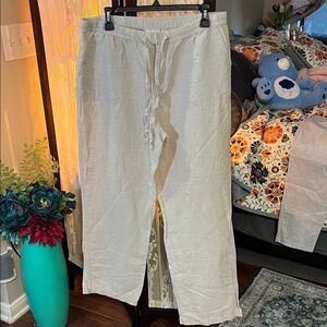 Liz Claiborne Women's Cream Trousers